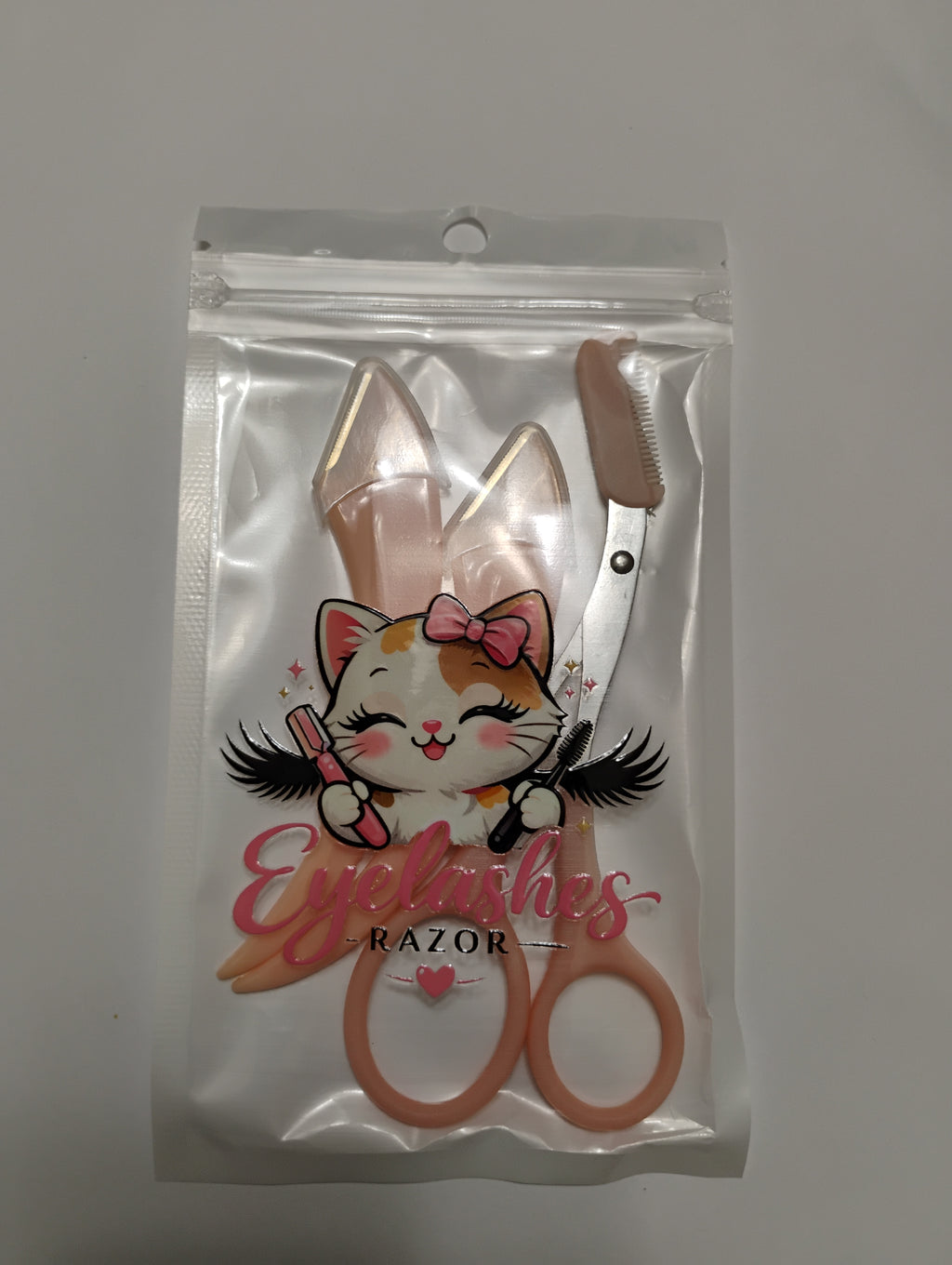 3Pcs Eyebrow Razor Kit Safe Shaper Scissors Set For Beginners And Professional