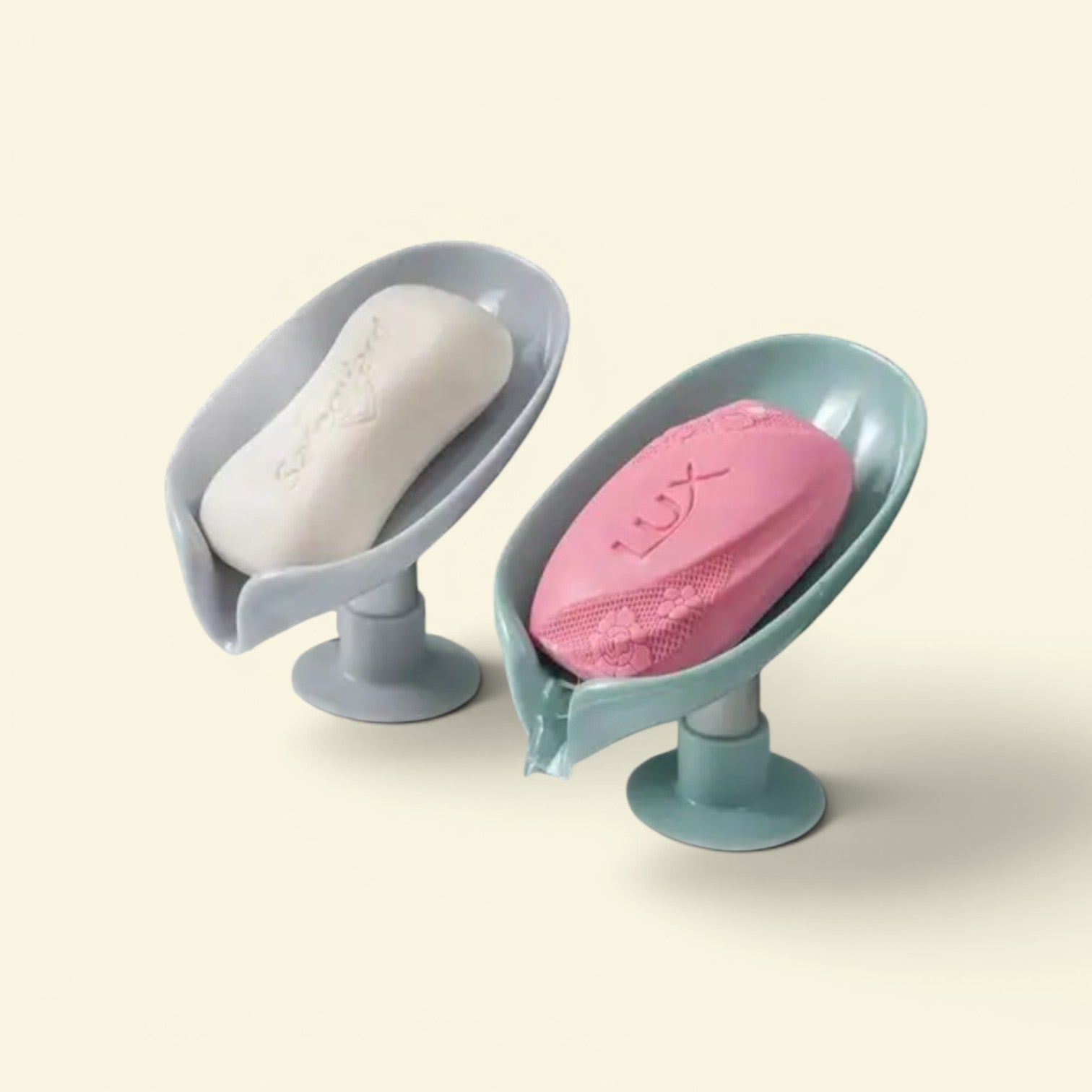 Beautiful Luxury Leaf Shape Box Drain Soap Holder Dish