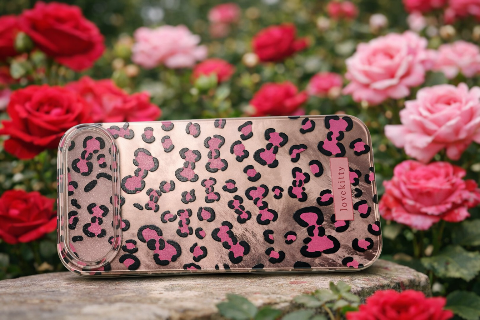 Rose Gold Leopard Pattern iPhone 16, 16PRO, 16PROMAX, 17, 17PRO, 17PROMAX, 17AIR Case Cover