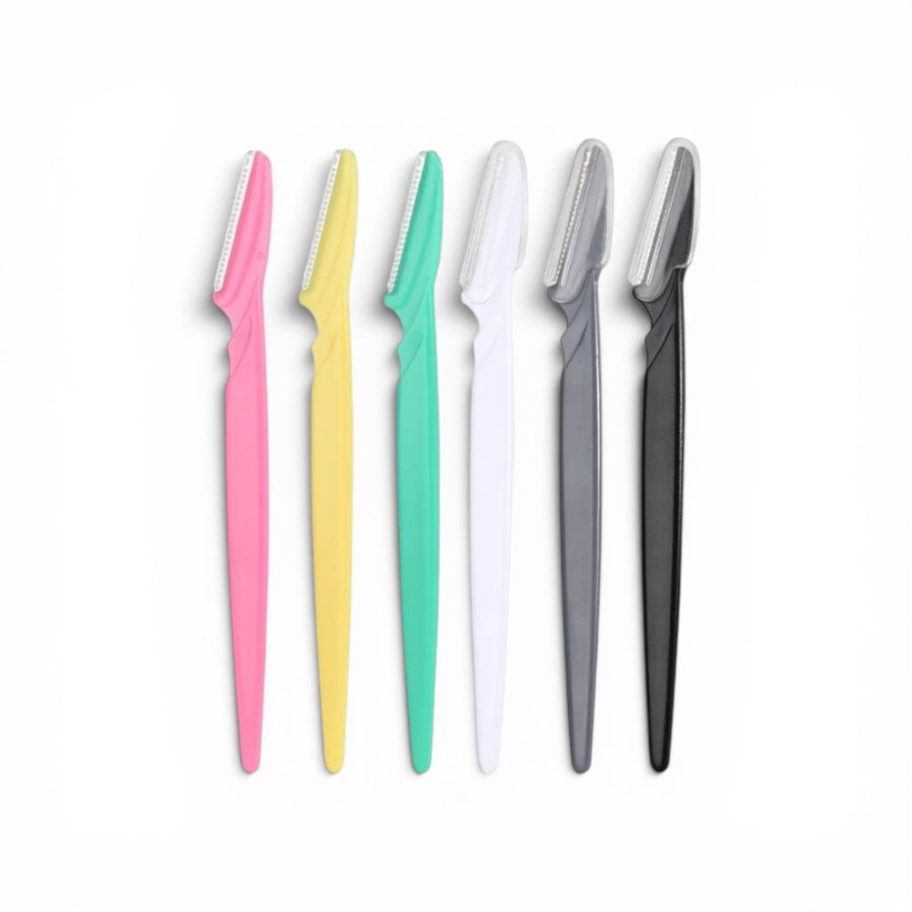Beautiful 3PCS  Eyebrow Shaping Trimmer Stainless  Steel Pointed Blade Razor.